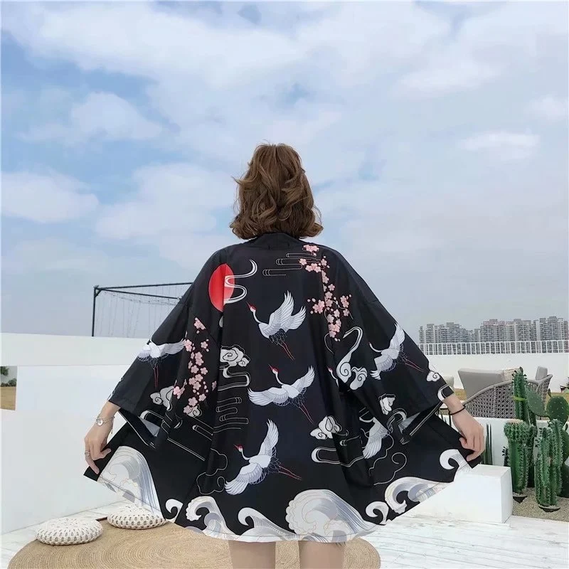 Trendy Loose Five-quarter Sleeve Cardigan Robe Comfortable and Stylish Perfect for Lounging at Home or on the Beach Vers — photo 12