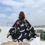 Trendy Loose Five-quarter Sleeve Cardigan Robe Comfortable and Stylish Perfect for Lounging at Home or on the Beach Vers — photo 12