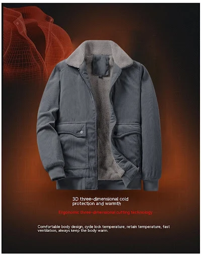 Title 11, Jaqueta Simples de Moda Masculina Casaco Confor...