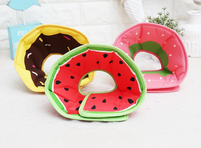 Title 5, New Arrival Cartoon Fruit Donut Dog Collar, Pad...
