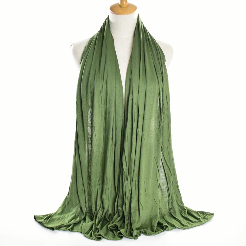 Title 8, Monochrome mercerized cotton jersey scarf
