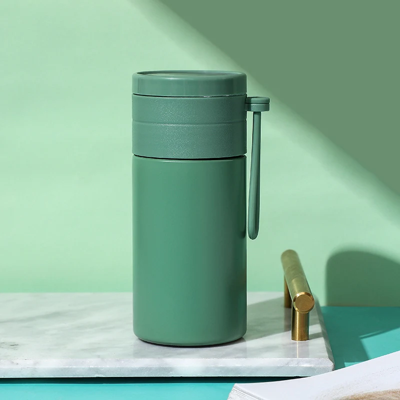 Stainless Steel Tea-Water Separation Thermos Vacuum Double-layer Tea Cup for perfect tea. Enjoy hot tea anywhere, anytim — photo 5