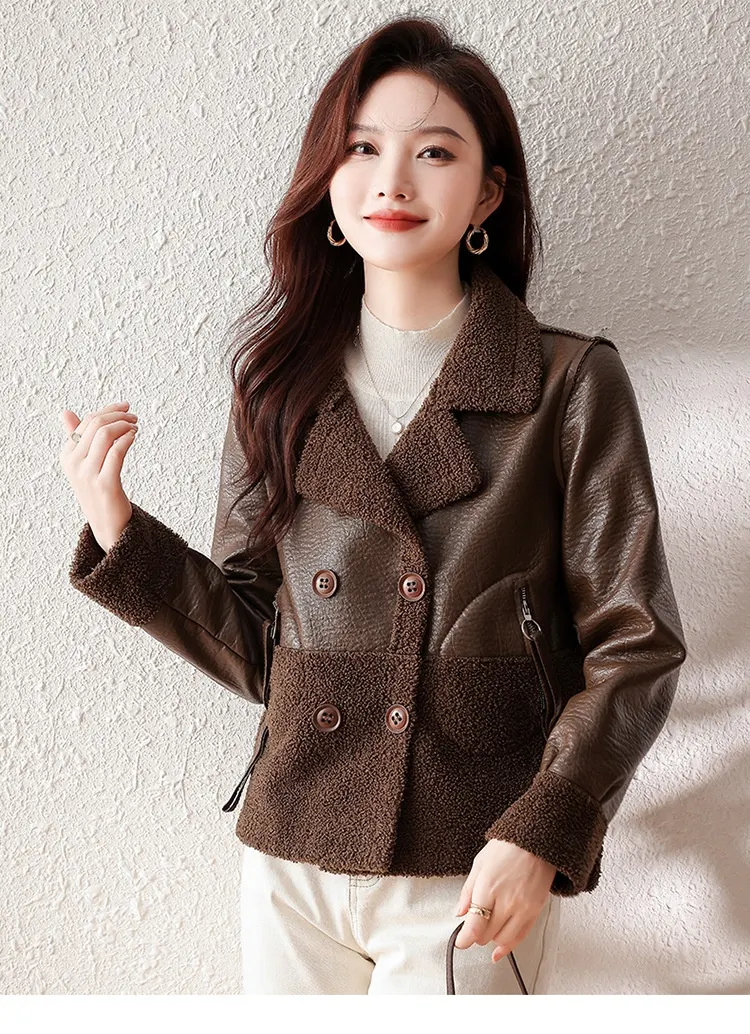Fur Coat Winter Loose Plus Size Jacket For Women Stay warm and fashionable this winter with a loose fitting, plus size f — photo 10