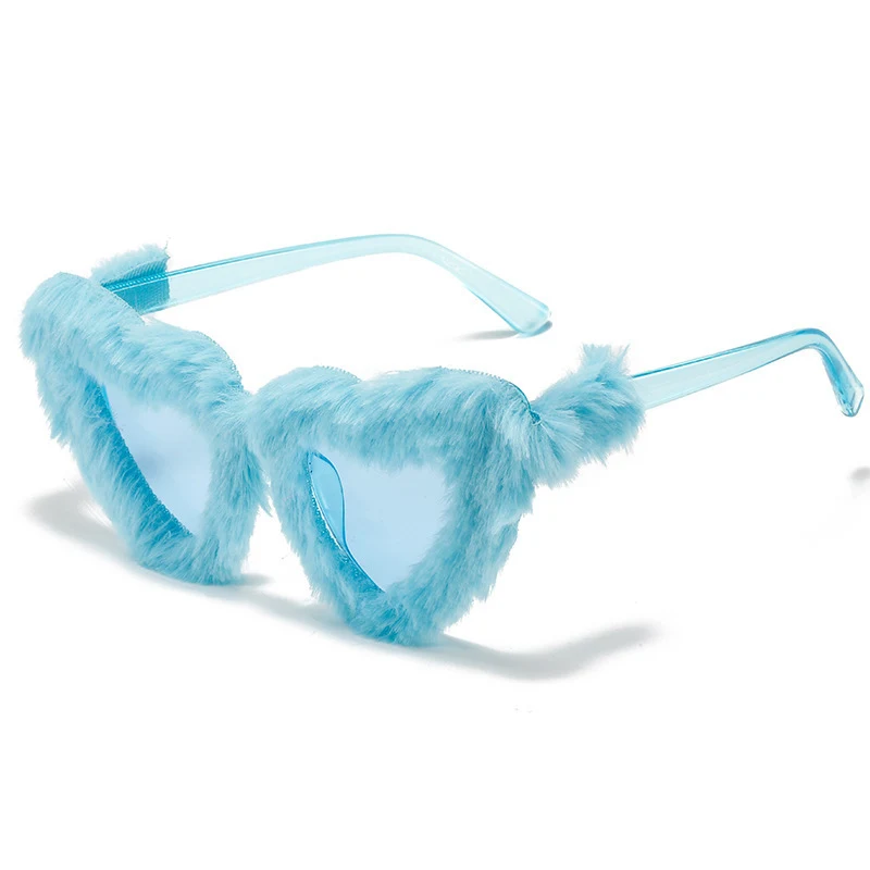 Title 6, Fashion Plush Love Sunglasses Personality