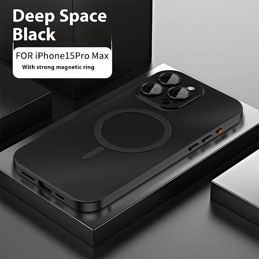 Title 1, Metal Frame Magnetic Phone Case for iPhone 16 S...