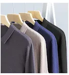 Autumn Men's Fashion Urban Juan Velvet Knitted Solid Color Bottoming Shirt, Ultimate Comfort and Style, Perfect for Laye — photo 15