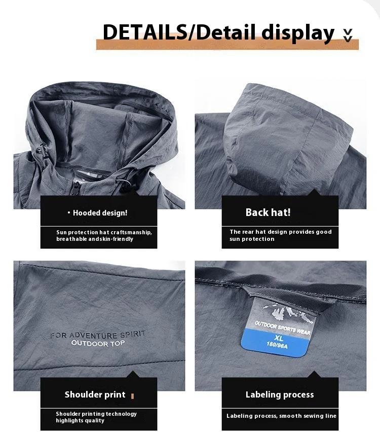 Title 3, Couple Sun Protection Clothing Summer Thin Brea...