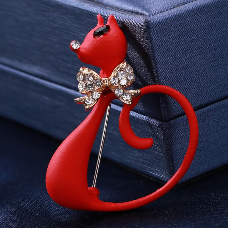 Title 1, Ornamento de broche de animal de diamante de li...