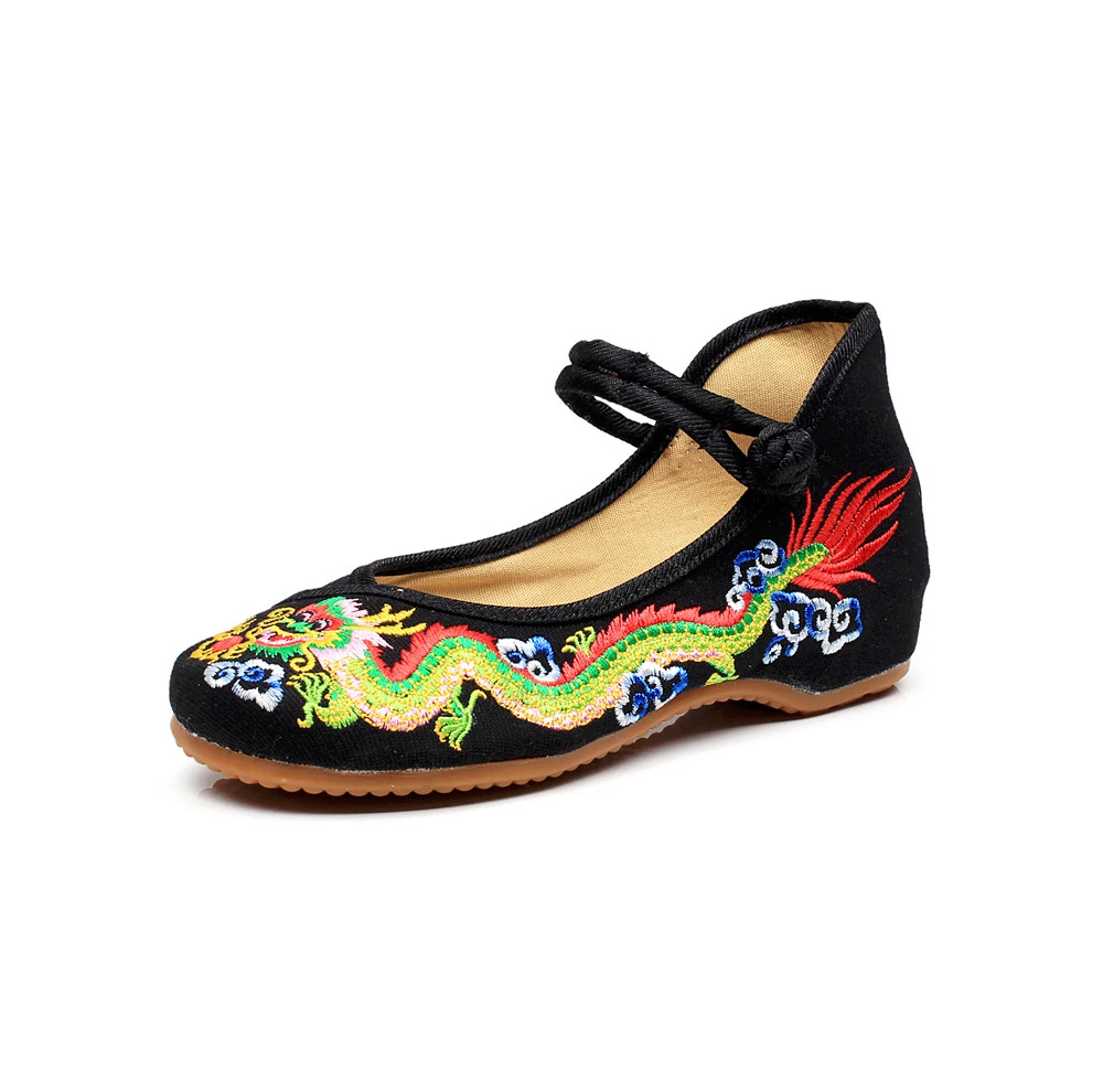 Zapatos bajos de lona bordados ideales para comodidad y estilo. Disfruta de la elegancia casual con estos zapatos versátiles. — foto 2