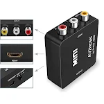Conversor AV para HDMI Mini, converte vídeo composto em HDMI. Desfrute de imagem aprimorada e fácil conexão para TVs e monitores. — foto 2