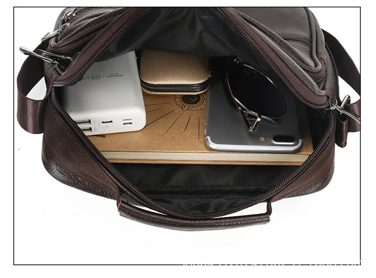 Title 9, Herren Crossbody Umhängetasche Leder Casual Ruc...