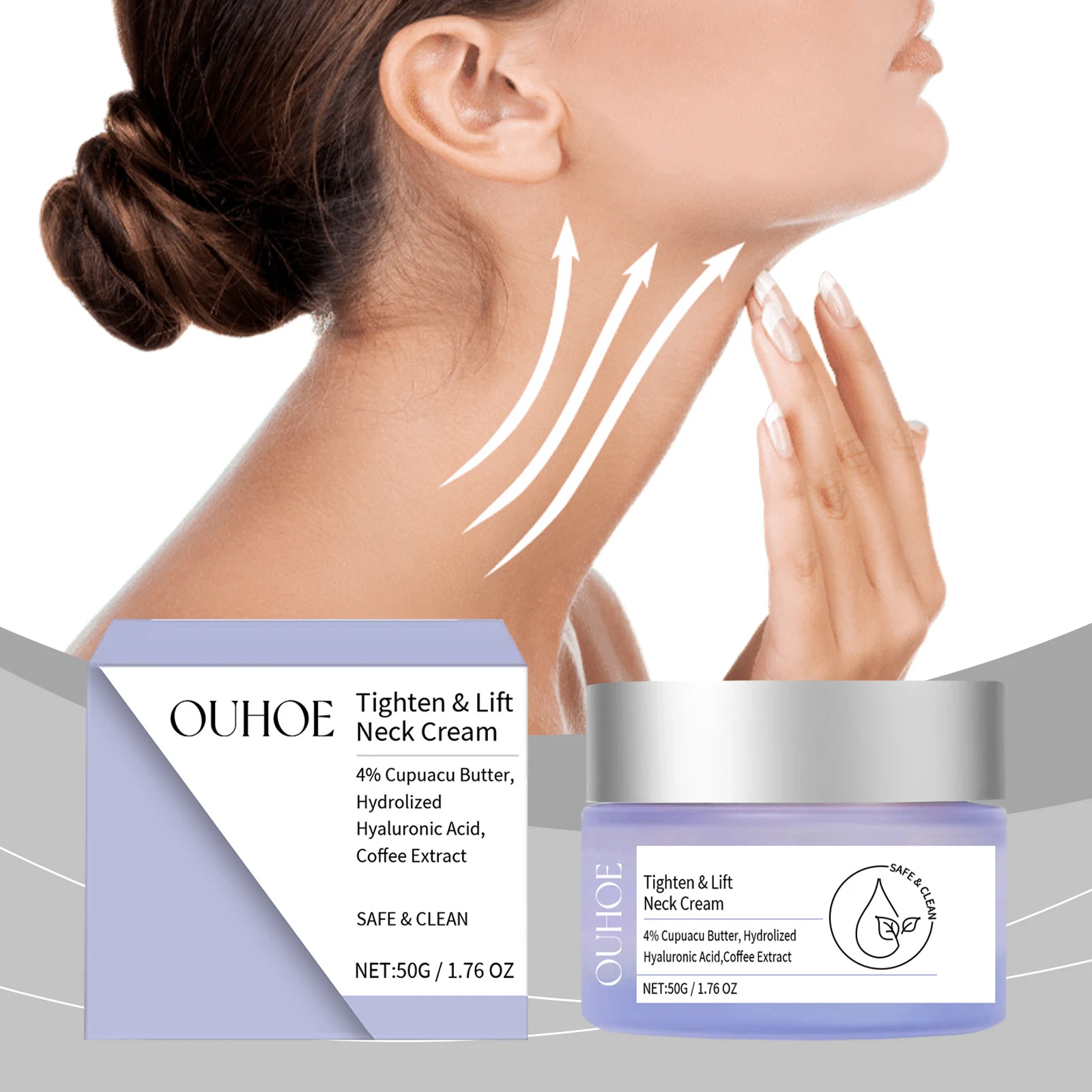 Title 8, Creme Anti-Idade para o Pescoço Suaviza Rugas H...
