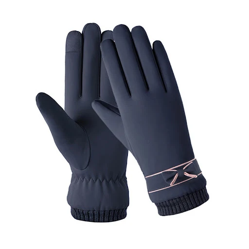 Title 4, Gloves Womens Skin-feeling Fabric Soft And Win...