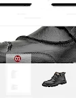 Sapatos de couro casuais masculinos de cano alto, estilo utilitário, tamanho grande, couro bovino de primeira camada, ideais para uso transfronteiriço. — foto 7