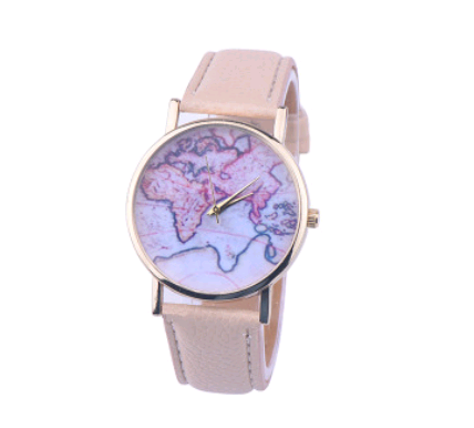 Mapa del mapa de China Mapa mundial de reloj Estudiante Reloj popular cinturón — foto 9