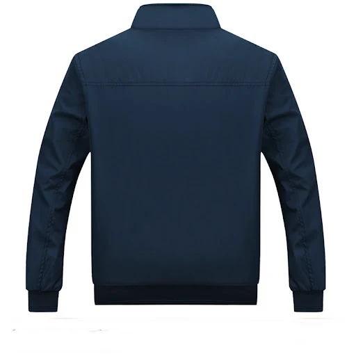 Title 5, Spring and Autumn Mens Jacket Casual Stand Col...
