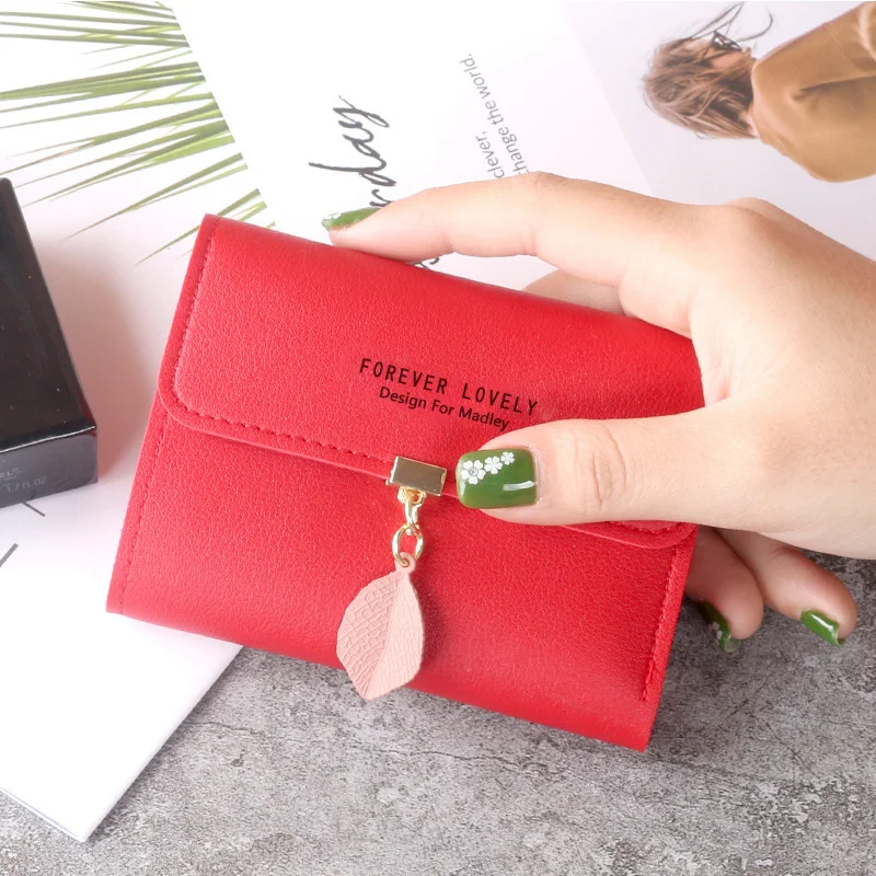 Women's Fashion Trifold Buckle Coin Card Holder, a stylish and secure way to carry your cards, coins, and cash. Compact — photo 1