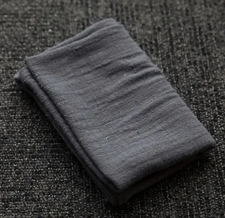 Title 7, Japanese-style plain cotton and linen tea towel...