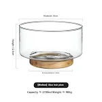 Creative Wooden Coffee Table Fruit Plate for Storage, Big and Small Sizes, Tall Fruit Bowl, Candy Basin. Stylish home or — photo 7