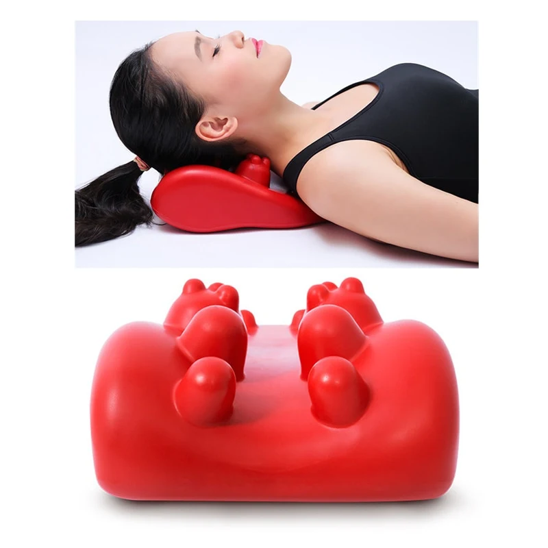 Title 7, Lumbar acupressure point massage cushion for sh...