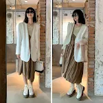 Beige velvet