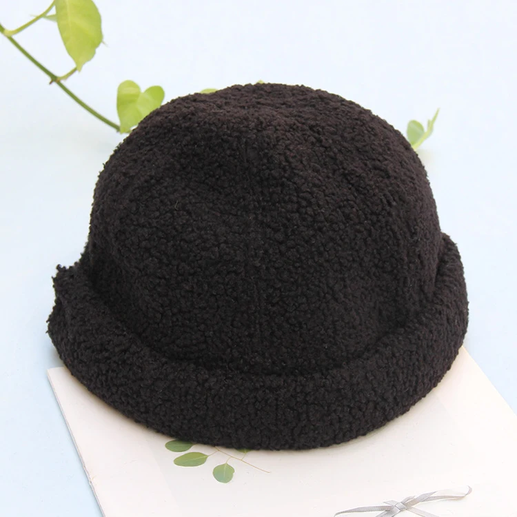 Title 4, Autumn and Winter Lamb Hair Curled Hat