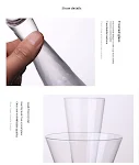 Taça de Vinho Tinto Dourada Eletroplatada para Coquetéis e Decoração, Perfeita para Quartos Modelo e Uso Sofisticado. — foto 18