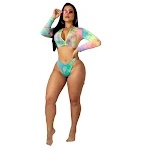 Printed Swimsuit Enjoy the sun in style. This swimsuit combines comfort, a modern design, and a perfect fit for a stunni — photo 4