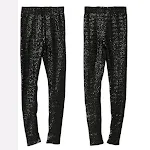 Women's gold sequin leggings, large size, full sequin pants, Korean version of trendy, slimming fit. These sparkly leggi — photo 3