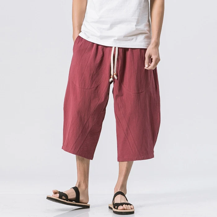 Chinese Style Cotton Harem Pants for Comfort and Style. Perfect for Yoga, Casual Wear, or Summer. Enjoy the Breathable, — photo 2