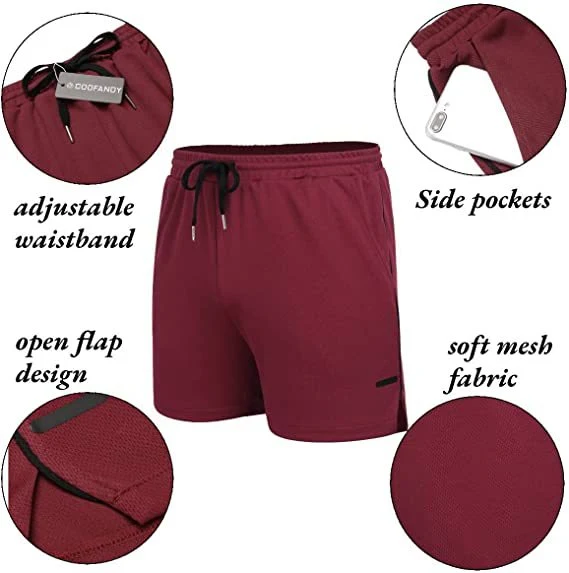 Men's Running Training Mesh Color Matching Fitness Shorts. Designed for comfort and performance during running and worko — photo 1