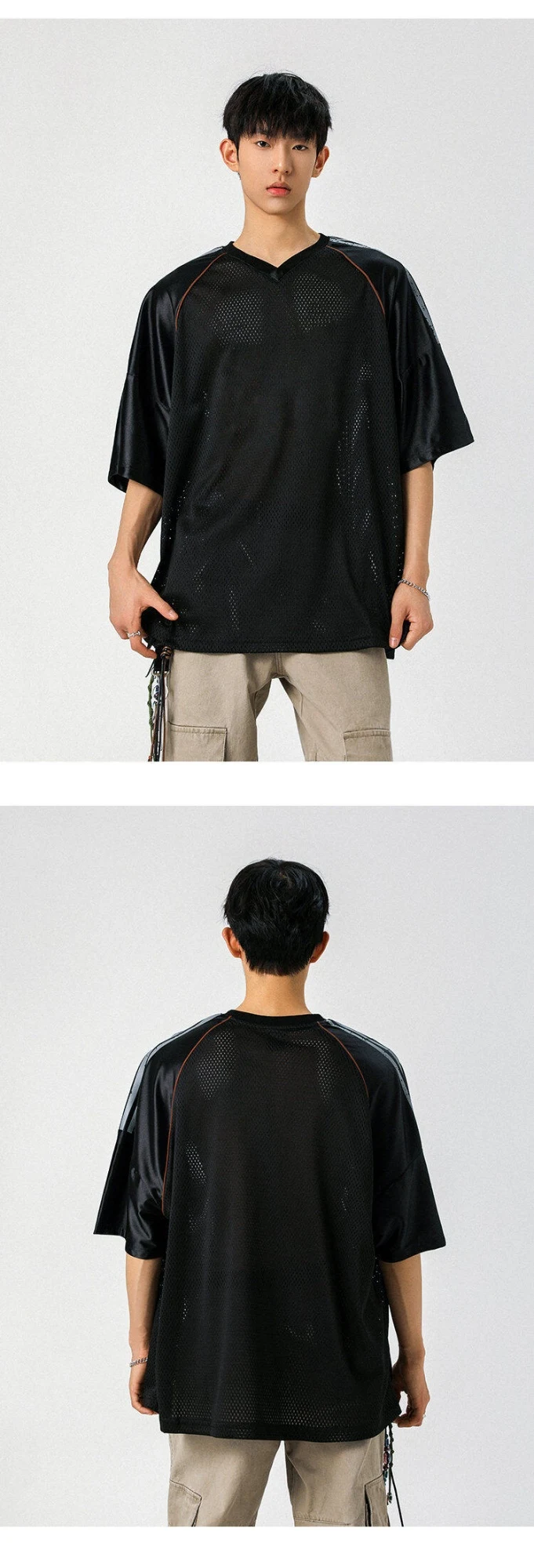 Title 4, Breathable Mesh Jersey Plus Size Short Sleeve T...