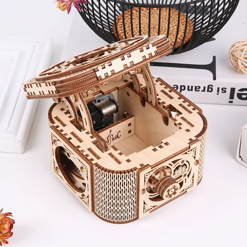 Uguter Jewelry Music Box "The City Of The Sky" plays music. A beautiful musical jewelry box that plays melodies. Perfect — photo 3