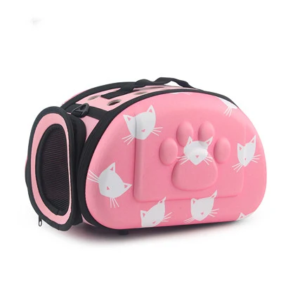 Title 3, Cat pattern single shoulder pet bag for conveni...