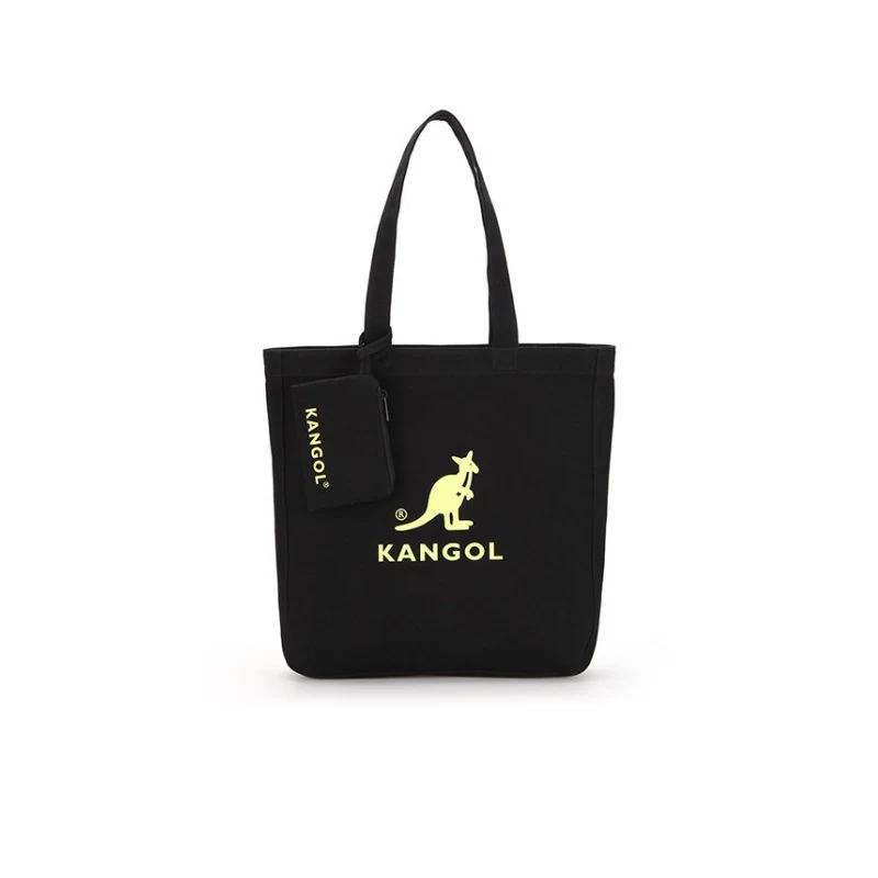Bolsa transversal de lona KANGOL Picture-In-The-Mother unissex, ideal para o verão, estilo coreano versátil, design de canguru, prática e portátil. — foto 5