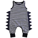 Divertido Romper Dinosaurio sin Mangas para Bebés Comodidad y Estilo Veraniego Ideal para Explorar y Jugar Libremento Perfecto Regalo — foto 4