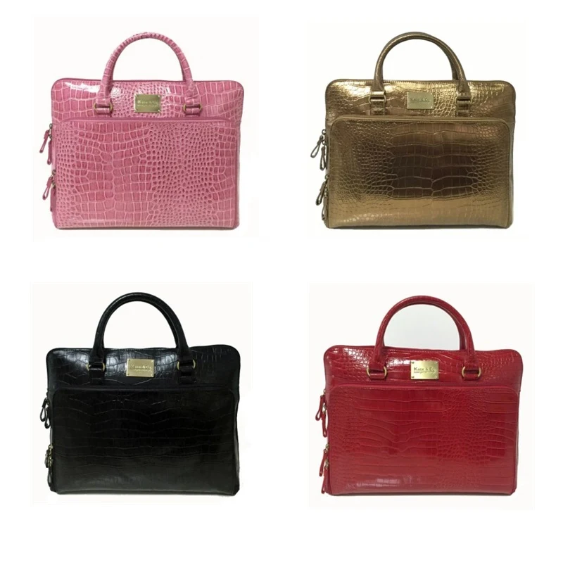 Title 4, Ladies Faux Leather Versatile Laptop Briefcase