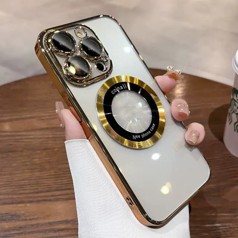 Title 4, Magnetic Magnifier Phone Case Electroplated PC ...