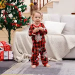 Christmas Parent-child Pajamas Suit Printed Homewear. Snuggle up this holiday season with matching family pajamas perfec — photo 9