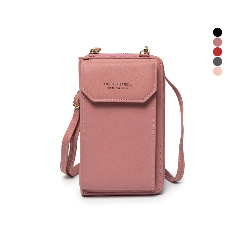 Portafoglio Donna PU Lungo Portamonete Mini Borsa Tracolla Borsa Diagonale Elegante e Funzionale Perfetto per Ogni Occasione. — foto 4