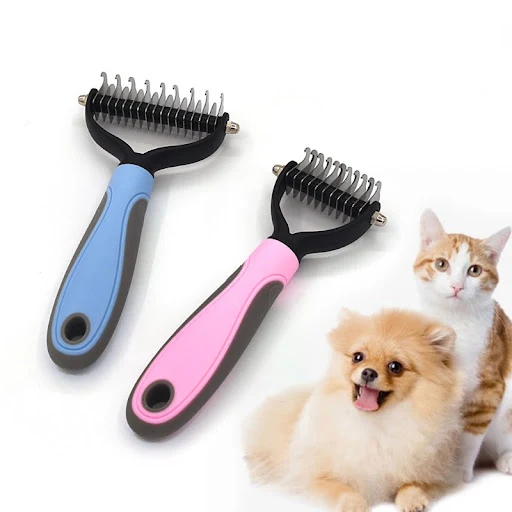 Pet Double Head Knife Knot Comb Care Of Cat Dog Hair Beauty Self Cleaning Comb Pet Hair Remover Cat Toothbrush Pet Acces — photo 5