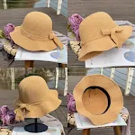 Chapéu Bucket Feminino Verão Fino Respirável Casual Versátil Proteção Solar Leve e Confortável Estiloso — foto 12