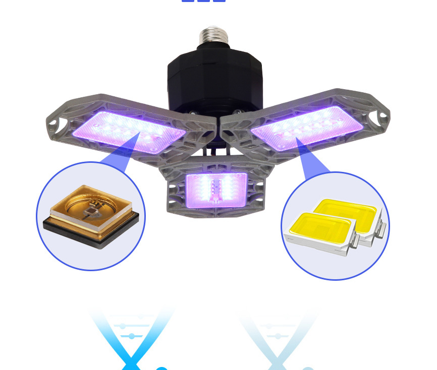 Title 1, Illumination LED Bulb Lamp, Three or Four Leaf ...