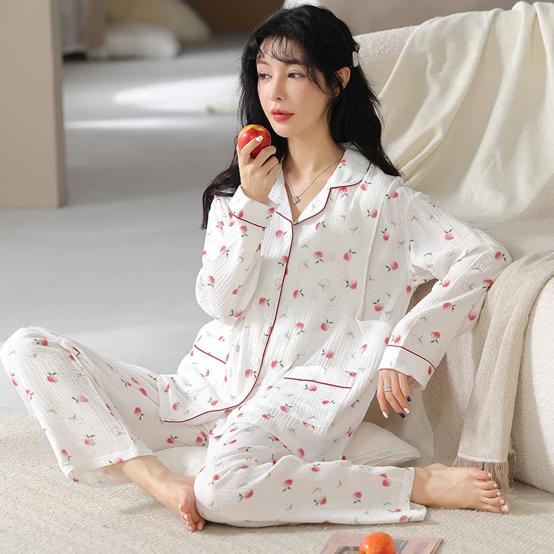 Women's Spring And Autumn Pure Cotton For Postpartum Clothing And Pajamas — photo 1