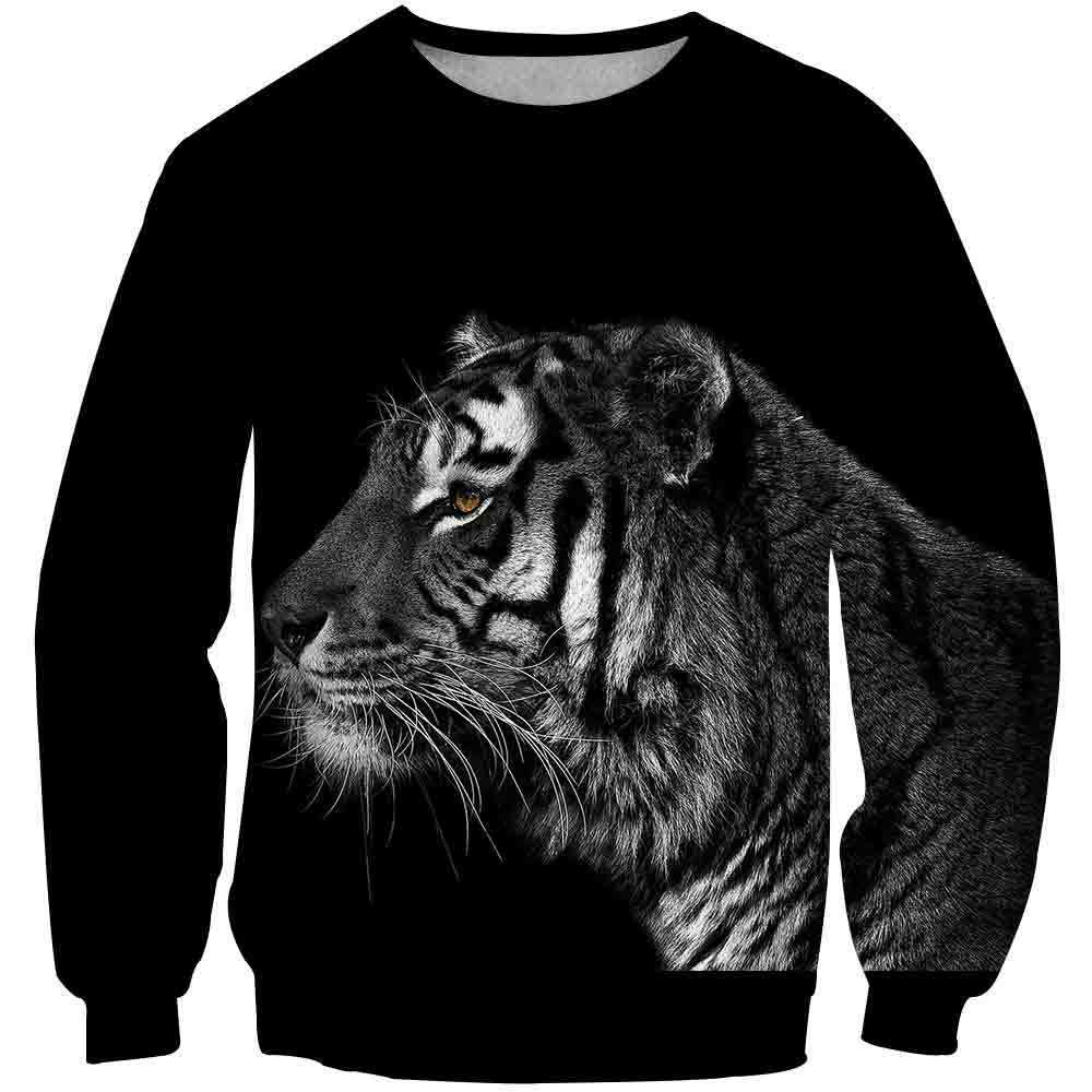 Title 16, Moletom esportivo unissex com estampa de tigre ...