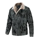 Jaqueta masculina Plus de fleece estilo baseball casual. Conforto e aquecimento para o dia a dia. Perfeita para atividades ao ar livre e uso casual. — foto 5