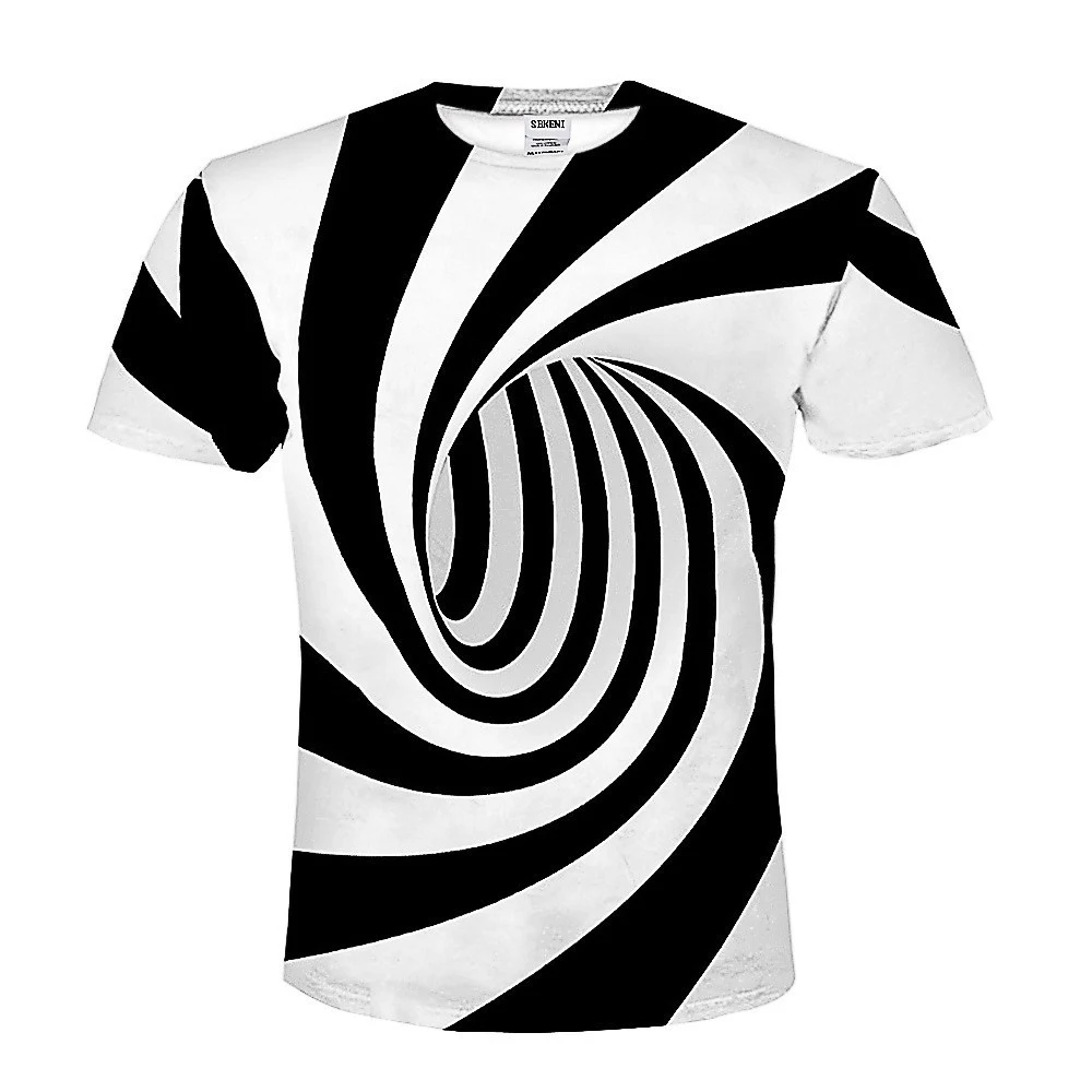 3D Short-Sleeved T-Shirt for men and women, breathable and comfortable, stylish design perfect for everyday wear, sports — photo 2