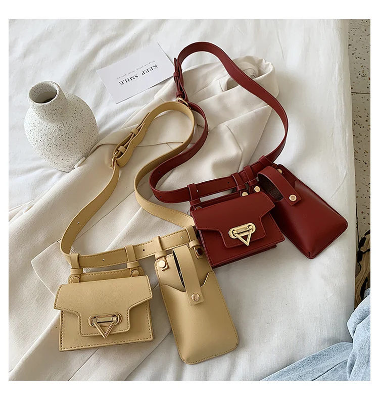 Bolsa transversal de peito moderna e estilosa. Design cruzado, ideal para transportar seus pertences com segurança e praticidade no dia a dia. — foto 5