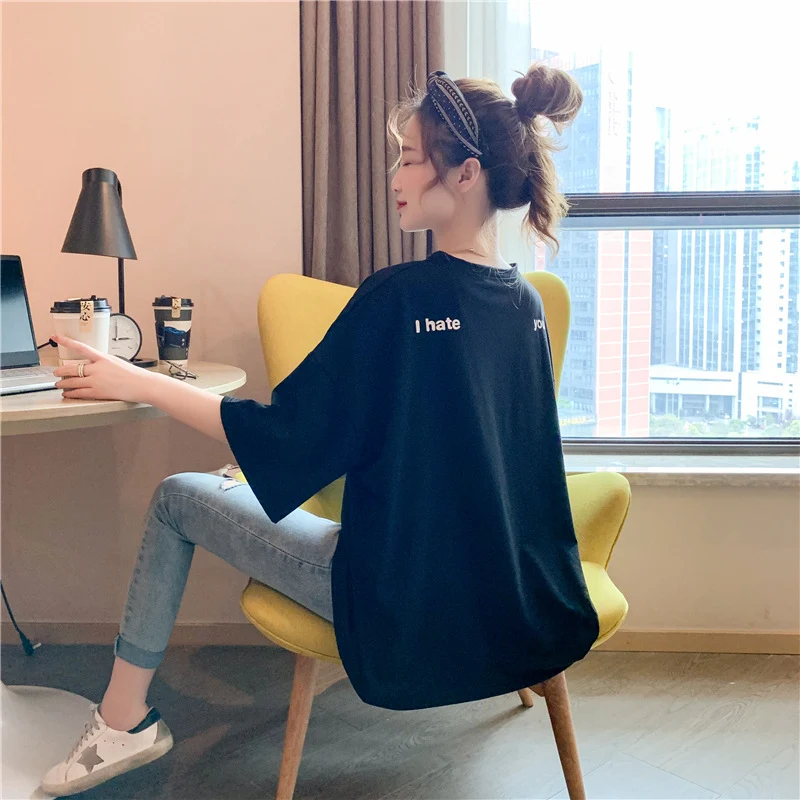 Casual Solto Básico Estilo Coreano Moda All Match — foto 3