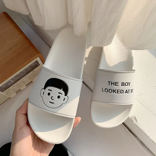 Title 4, South Korea Summer New Cool Student Flat Slippe...